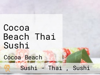 Cocoa Beach Thai Sushi