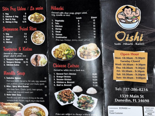 Oishi Hibachi Sushi Ramen