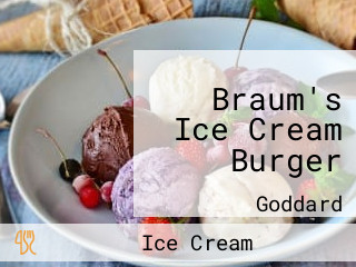 Braum's Ice Cream Burger