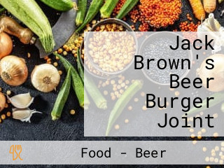 Jack Brown's Beer Burger Joint