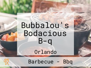 Bubbalou's Bodacious B-q