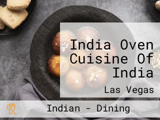 India Oven Cuisine Of India