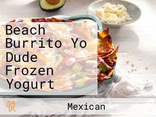Beach Burrito Yo Dude Frozen Yogurt