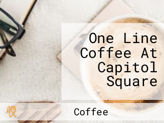 One Line Coffee At Capitol Square