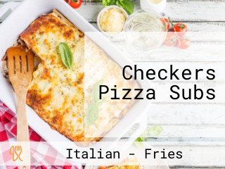 Checkers Pizza Subs