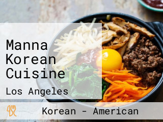 Manna Korean Cuisine