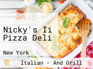 Nicky's Ii Pizza Deli