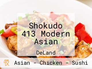 Shokudo 413 Modern Asian
