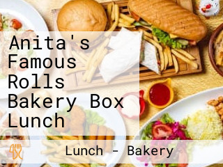 Anita's Famous Rolls Bakery Box Lunch