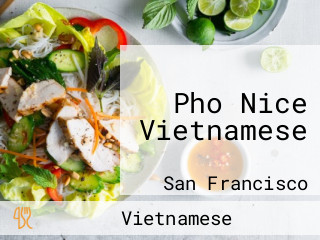 Pho Nice Vietnamese