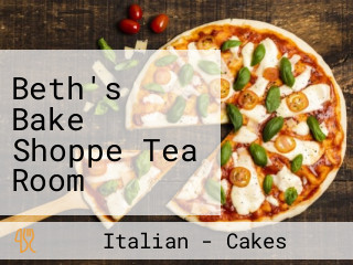 Beth's Bake Shoppe Tea Room (serves Lunch 11—2)