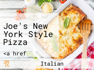 Joe's New York Style Pizza