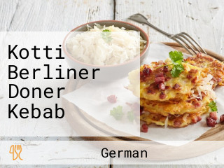 Kotti Berliner Doner Kebab