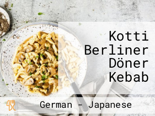 Kotti Berliner Döner Kebab