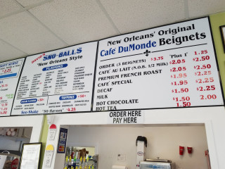 David's New Orleans Style Cafe Sno-balls