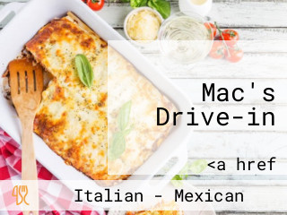 Mac's Drive-in