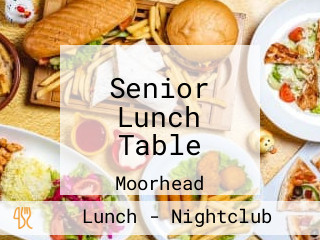 Senior Lunch Table