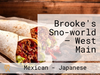 Brooke's Sno-world — West Main