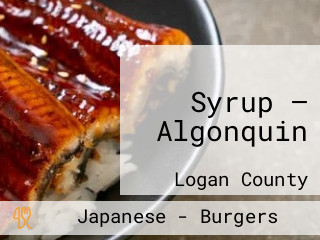 Syrup — Algonquin