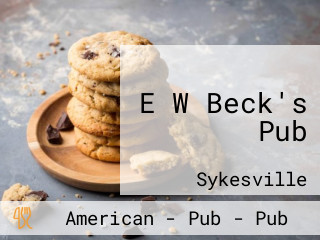 E W Beck's Pub