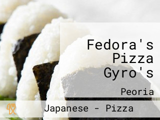 Fedora's Pizza Gyro's