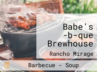 Babe's -b-que Brewhouse