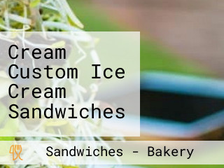 Cream Custom Ice Cream Sandwiches