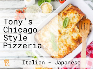 Tony's Chicago Style Pizzeria