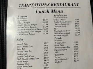 Temptations Restaurant And Bar