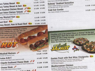 Subway Sandwiches Salads