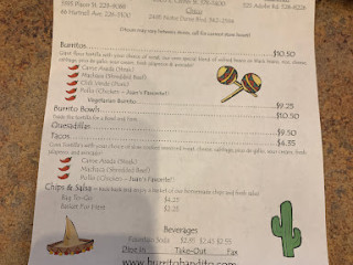 Burrito Bandito Phone Number, Reservations, Reviews