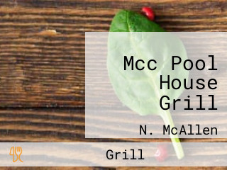 Mcc Pool House Grill