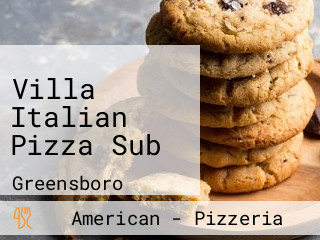 Villa Italian Pizza Sub