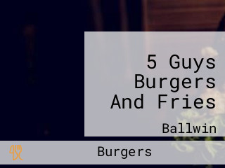 5 Guys Burgers And Fries