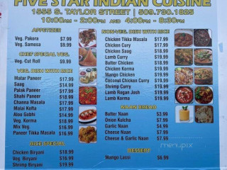 Five Star Indian Cuisine Food Truck