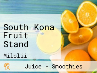 South Kona Fruit Stand