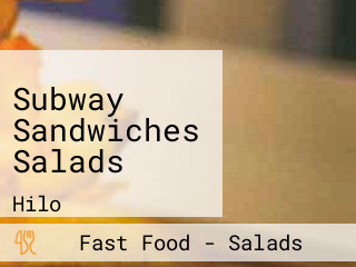 Subway Sandwiches Salads