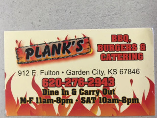 Plank's Bbq