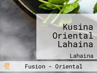 Kusina Oriental Lahaina