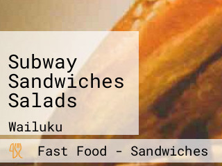 Subway Sandwiches Salads