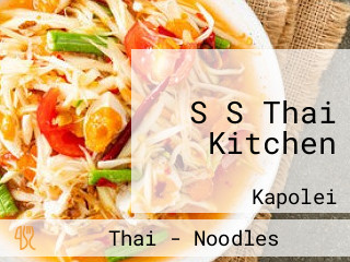 S S Thai Kitchen