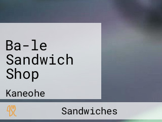 Ba-le Sandwich Shop