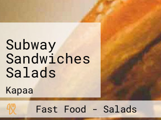 Subway Sandwiches Salads