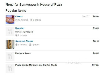 Somersworth House Of Pizza