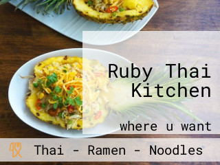 Ruby Thai Kitchen