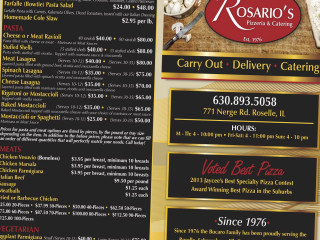 Rosario's Pizzeria Catering