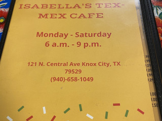 Isabella's Tex Mex Cafe