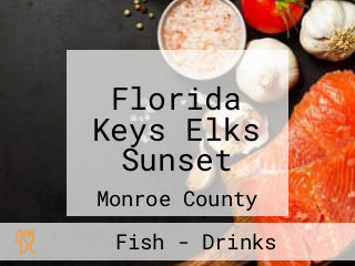 Florida Keys Elks Sunset