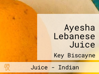 Ayesha Lebanese Juice