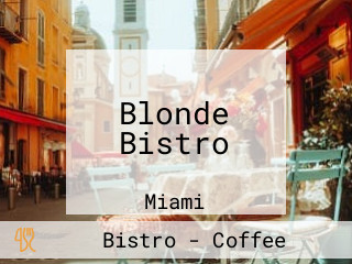 Blonde Bistro